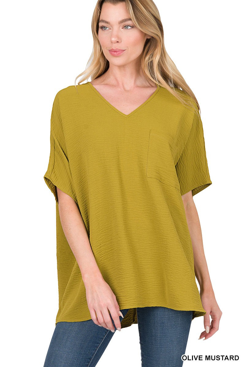 Airflow dolman sleeve top