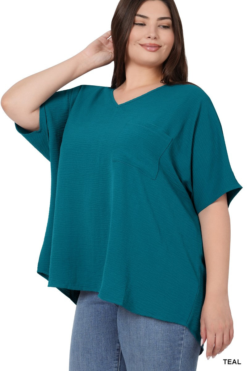 Airflow dolman sleeve top