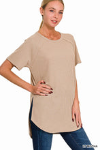 Load image into Gallery viewer, Melage baby waffle short sleeve top
