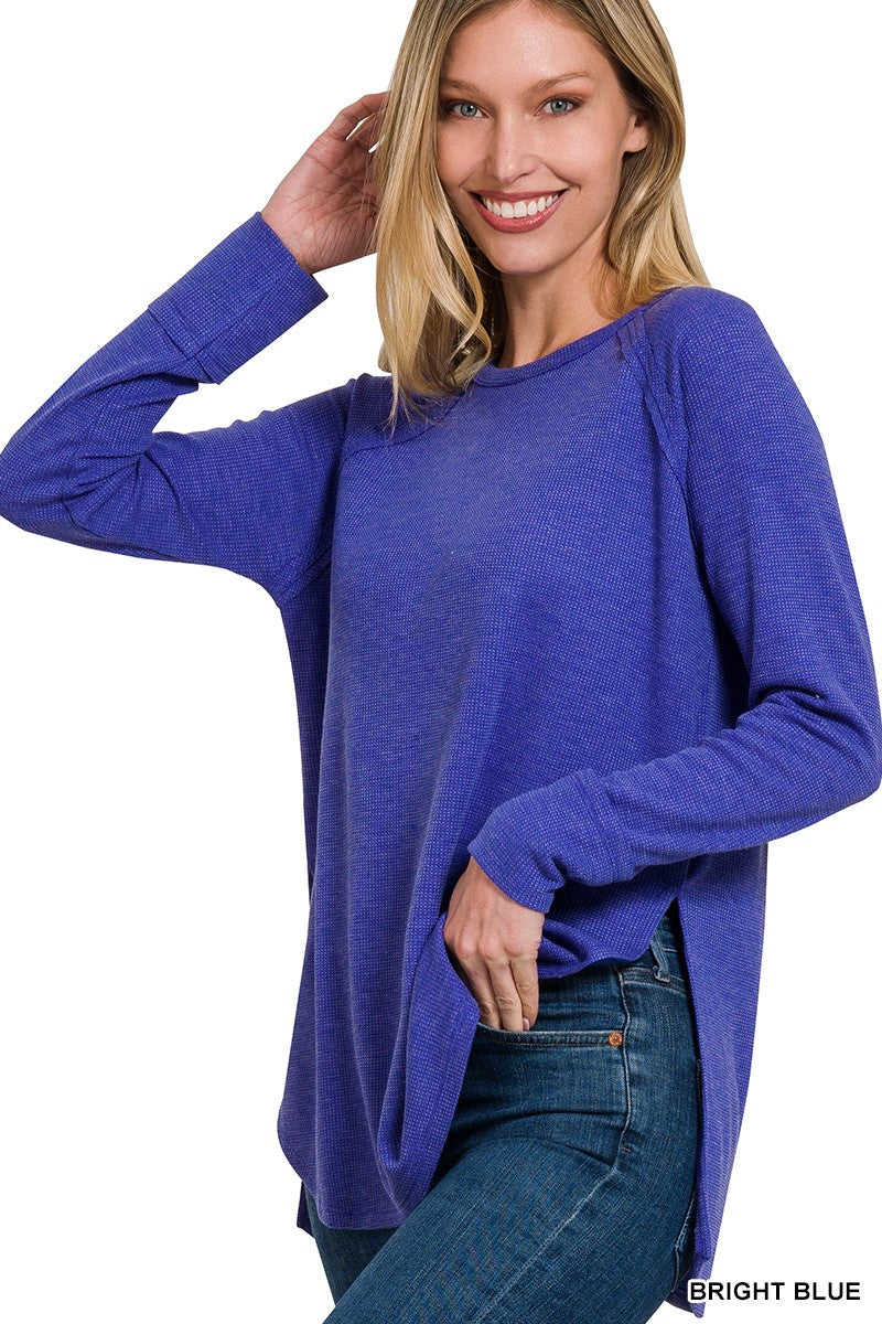 Melage baby waffle long sleeve top