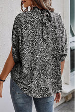 Load image into Gallery viewer, Dolman Sleeve Chiffon Blouse black
