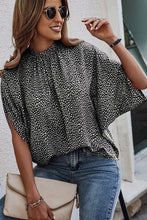 Load image into Gallery viewer, Dolman Sleeve Chiffon Blouse black
