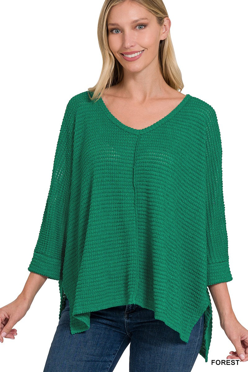 3/4 JACQUARD SWEATER