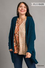 Load image into Gallery viewer, Open Front Over sized Cardigan Sweater with Pockets
