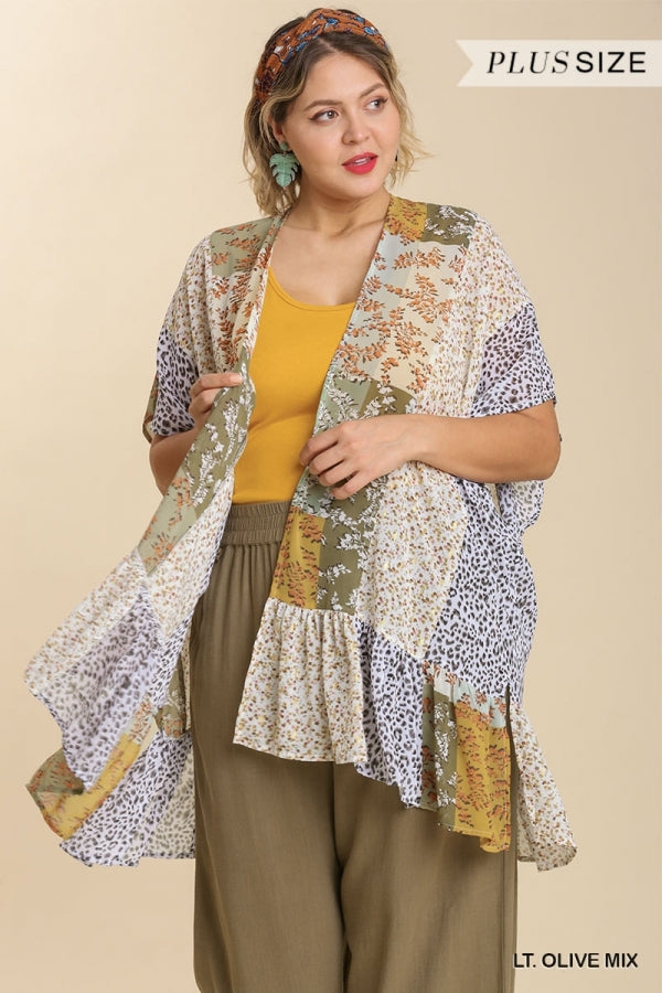 Umgee patchwork kimono