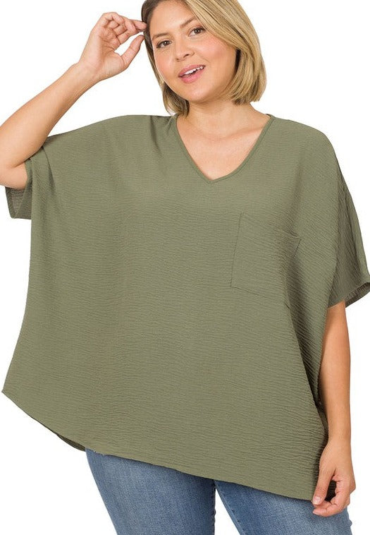 Airflow Dolman Sleeve Top (Small to 3XL)